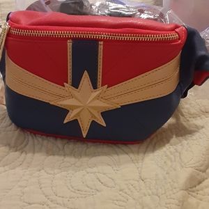 NWT Loungefly X Captain Marvel Fanny Pack